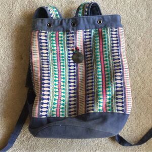 Vintage Catori Bohemian Colorful Patterned Backpack